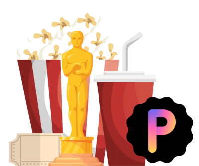 Popcorn, movie tickets and other movie related graphics